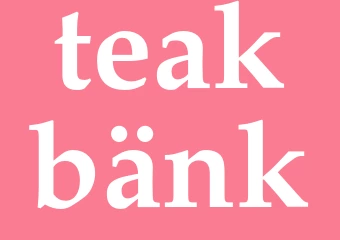 Synonym teakbänk