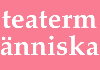 Synonym teatermänniska
