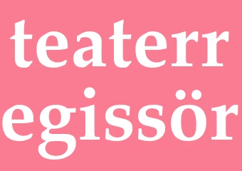 Synonym teaterregissör