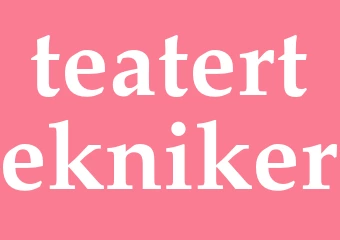 Synonym teatertekniker