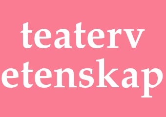 Synonym teatervetenskap