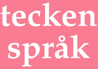 Synonym teckenspråk