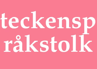 Synonym teckenspråkstolk