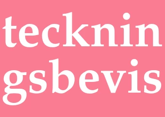 Synonym teckningsbevis