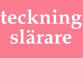 Synonym teckningslärare