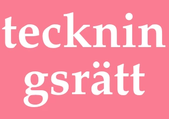 Synonym teckningsrätt