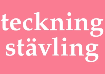 Synonym teckningstävling