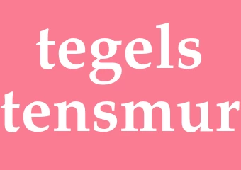 Synonym tegelstensmur