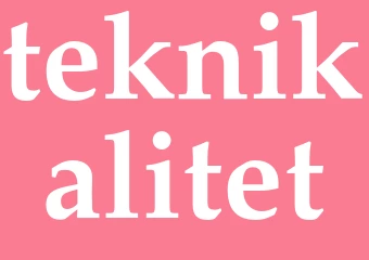 Synonym teknikalitet