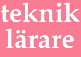 Synonym tekniklärare