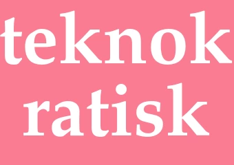 Synonym teknokratisk