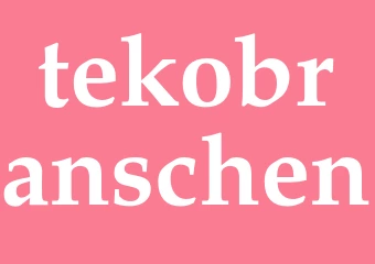 Synonym tekobranschen