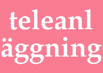 Synonym teleanläggning