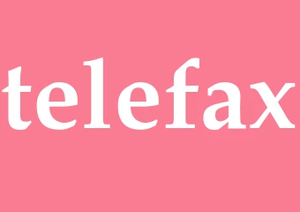 Synonym telefax