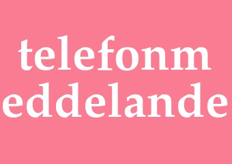 Synonym telefonmeddelande