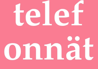 Synonym telefonnät