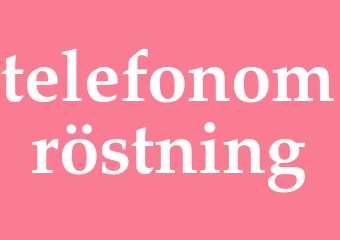 Synonym telefonomröstning