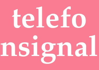 Synonym telefonsignal