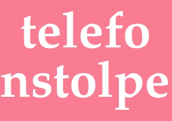 Synonym telefonstolpe