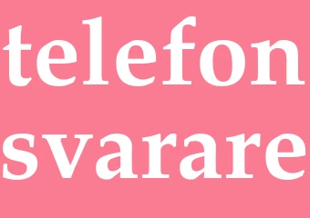 Synonym telefonsvarare