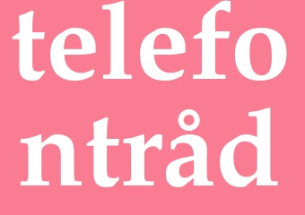 Synonym telefontråd