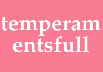 Synonym temperamentsfull