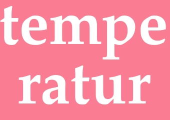 Synonym temperatur