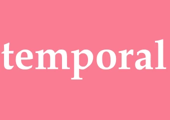 Synonym temporal