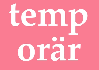 Synonym temporär