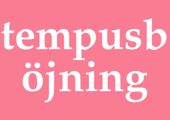 Synonym tempusböjning
