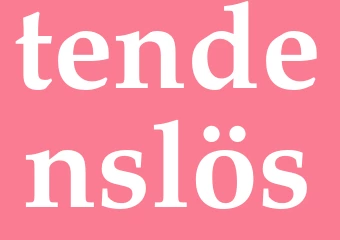 Synonym tendenslös