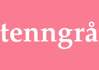 Synonym tenngrå
