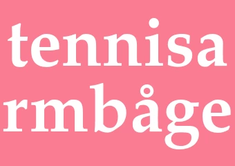 Synonym tennisarmbåge