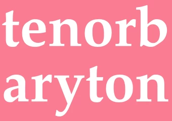 Synonym tenorbaryton