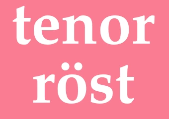 Synonym tenorröst
