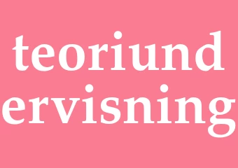 Synonym teoriundervisning