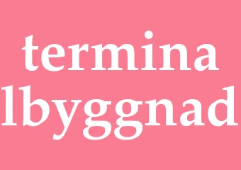 Synonym terminalbyggnad