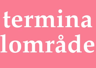 Synonym terminalområde