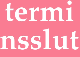 Synonym terminsslut