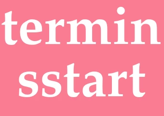 Synonym terminsstart