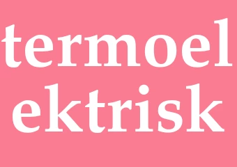 Synonym termoelektrisk