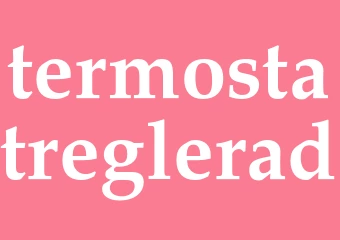 Synonym termostatreglerad