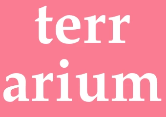 Synonym terrarium