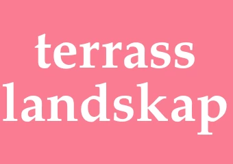 Synonym terrasslandskap