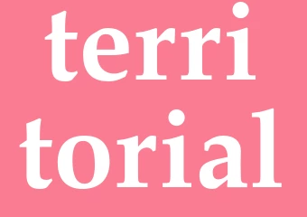 Synonym territorial