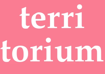 Synonym territorium