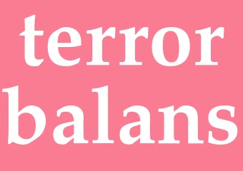 Synonym terrorbalans