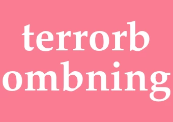 Synonym terrorbombning