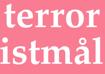 Synonym terroristmål