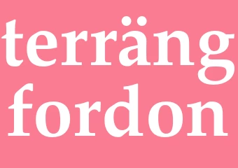 Synonym terrängfordon